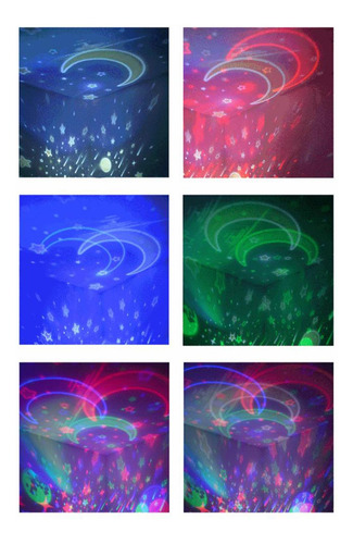 Luz De Noche Multifuncional Estrella Proyector Lámpara