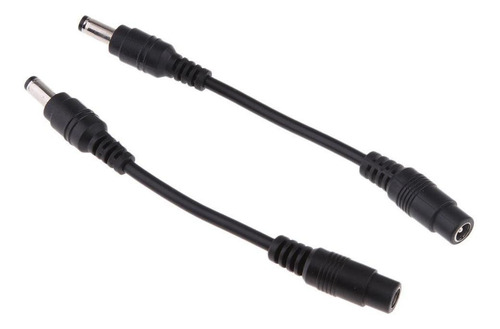 Adaptador De Conector De Alimentación De 2 Piezas De 5.5 X