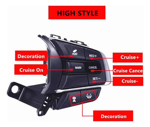 Botón De Volante Para Honda Accord 2018 2019 2020-2022