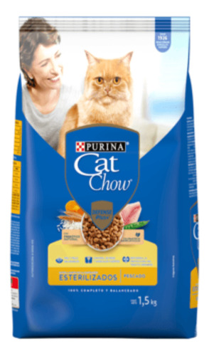 Alimento Seco Gato Cat Chow Esterilizados 8 Kg