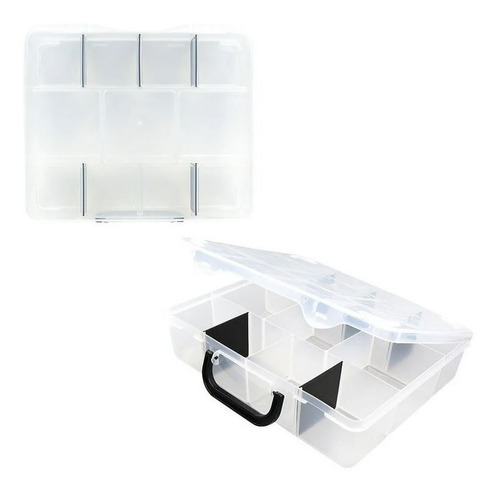 Caja Plastica Organizadora Colores 11 Divisiones Bijou Pesca