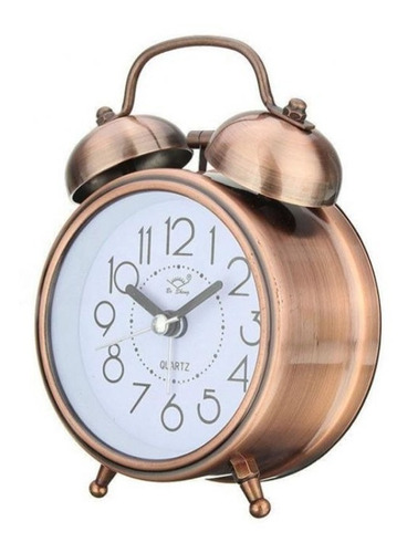 Reloj Despertador Campanilla Metálico Clásico Retro Vintage