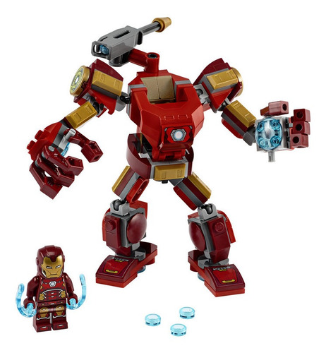 Imagen 3 de 6 de Lego Super Heroes - Armadura Robótica De Iron Man (76140)