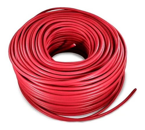 Imagen 1 de 1 de Cable Eléctrico Cca Calibre 8 Alucobre 100m Unipolar Rojo