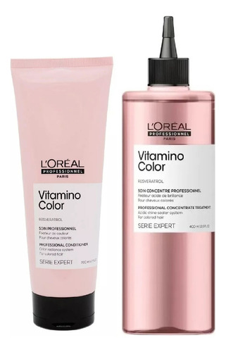 Concentrado 400ml Acondicionador 200ml Vitamino Color Loreal