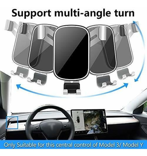 Soporte Para Telefono Vehiculo Tesla Modelo Grand Movil