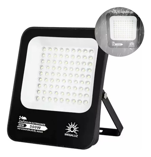 Reflector Led Consume 50w / Ilumina 500w Megaluz R34w50