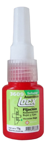 Locx || Sellador Anaerobico 3609 Rodamiento Bujes Y Ejes 15g