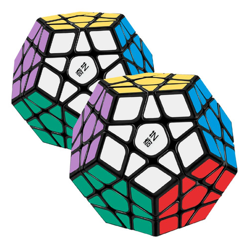 Pack X2 Cubo Megaminx Qiyi Dodecaedro Speedcube 3x3x3 Atrix®
