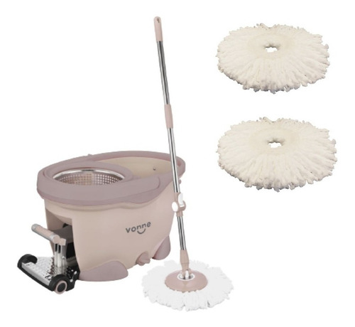 Imagen 1 de 5 de Limpiador Escurridor Vonne Con Pedal 8l Rueda Manija Vmop01