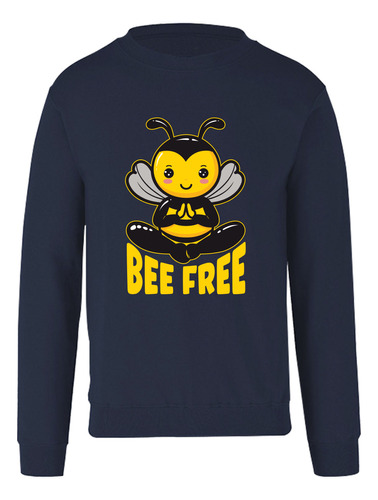 Sudadera Cuello Redondo Abejita Se Libre - Bee Free