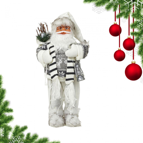 Figuritas Navideñas De Papá Noel, Muñeco De Papá 45cm