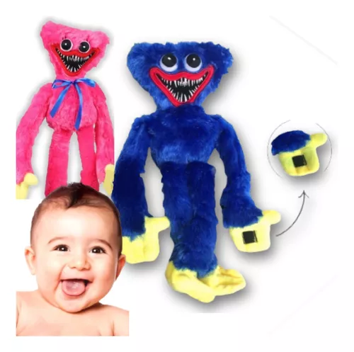 Boneco Pelúcia Personagens Pop Play Time Huggy Wuggy, Kissy