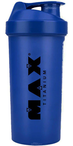 Coqueteleira Azul 600ml Max Titanium