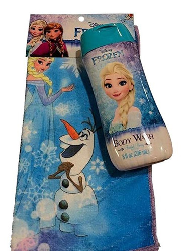 Frozen Body Wash Esmerilado De La Baya Con La Toallita A Jue