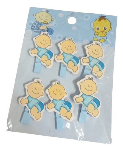 Broche Bebe Baby Shower Primer Año X6