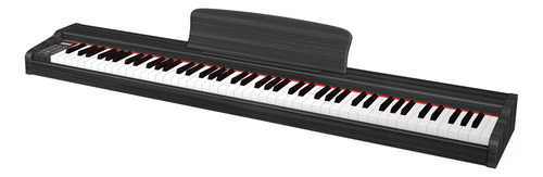 Piano Branco Digital Com Suporte Entrada Midi E Usb Waver Cor Preto