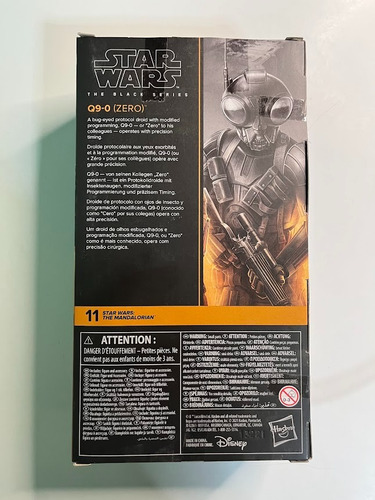 Figura Star Wars Black Series Q9-0 (zero) Mandalorian (Usado)