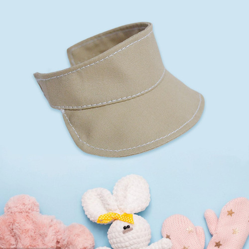 Sombrero Con Visera Para Muñeco De Peluche, Bonito , Caqui