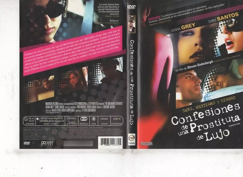 Confesiones De Una Prostituta De Lujo/ Sasha Grey /dvd Usado