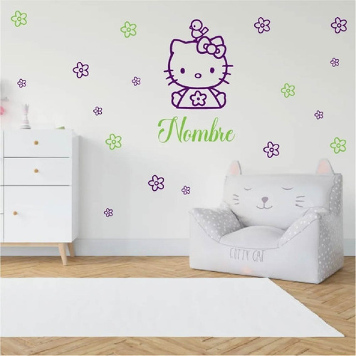Hello Kitty Personalizado Vinilo Adhesivo Meraki