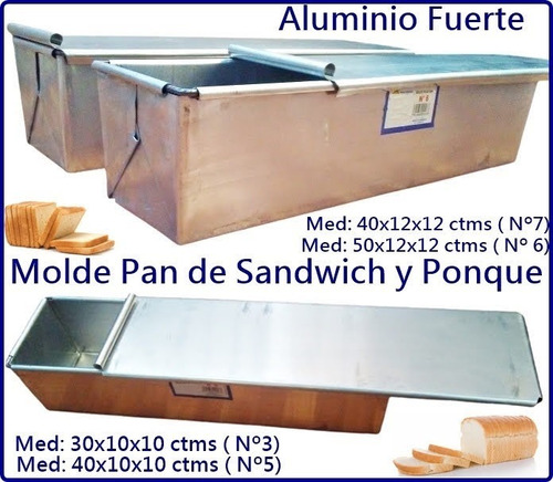 Moldes Para Pan En Aluminio