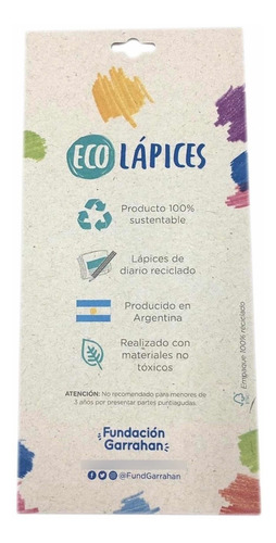 Imagen 10 de 10 de Eco Kit Libro Y Lápices Para Colorear - Fundación Garrahan E