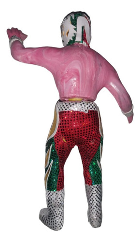 Figura Muñeco Lucha Libre Luchador Wagner Custom Tela