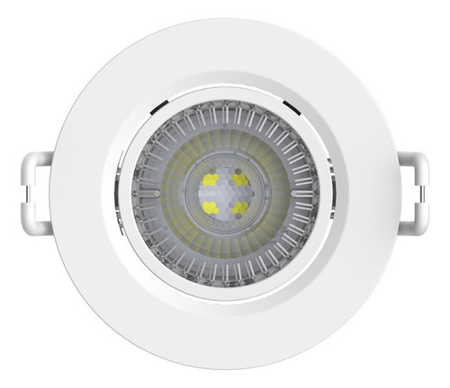 Spot Dicro Led 7w Embutir Redondo 220v Luz Dia/fria/blanca Color Blanco