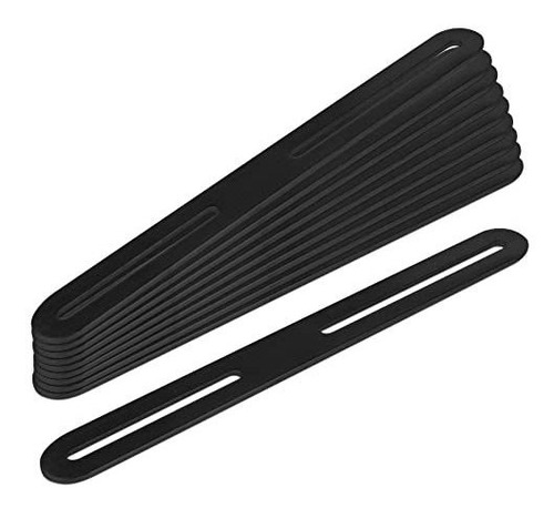 Placa Reparadora Plana Negra 11puLG Con Ranuras - Soporte
