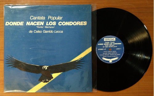 Garrido Lecca Cantata Popular Donde Nacen Los Condores Lp