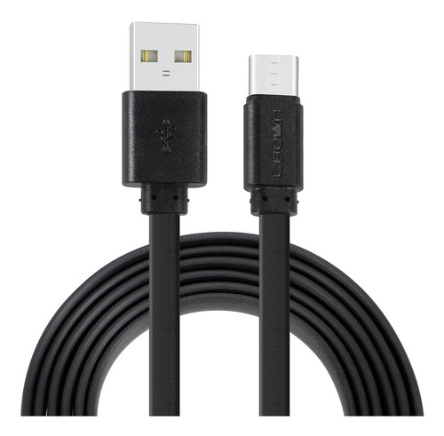 Cable Usb Tipo C Carga Rápida 100cm Crown Cmcu-1022c - Tv