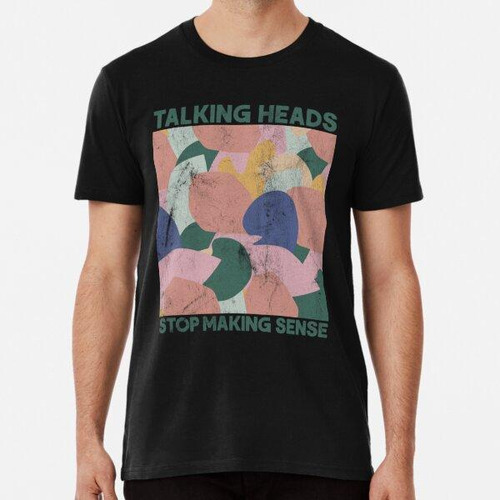 Remera Arte De Fan Retro Original De Talking Heads Algodon P