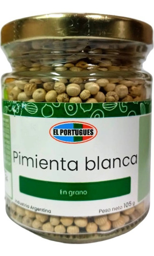 Pimienta Blanca En Grano X 105gr - s Todo El País