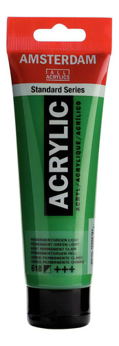 Acrílico Amsterdam Standard Series 120 ml, cores, cor 618, verde permanente transparente