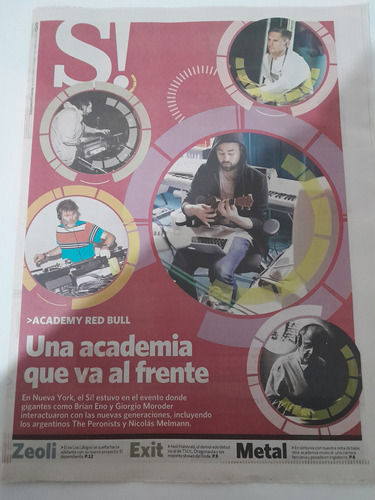 Suplemento Si Clarin Espectáculos Academy Red Bull 06 2013