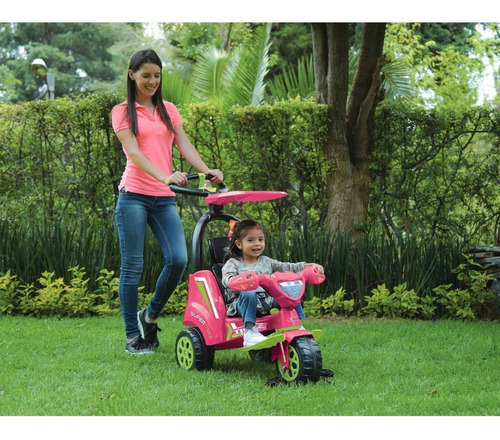 Imagen 4 de 8 de Triciclo multifuncional Prinsel Super Trike rosa