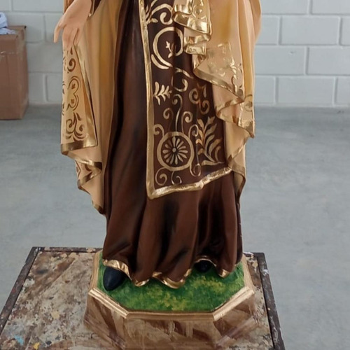 Imagem Nossa Senhora Do Carmo Com Coroa, Resina, 120cm