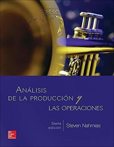 Analisis De La Produccion Y Las Operaciones 6/ed.