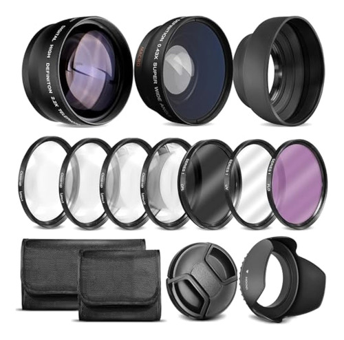 Kit De Lentes Ultra Deluxe Para Cámaras Canon