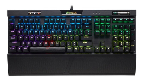 Teclado Corsair K70 Rgb Mk.2 Mecánico Cherry Mx Red