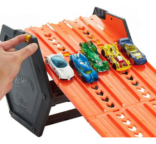 Track Set Hot Wheels Roll Out Raceway Con 1 Coche Para Niños