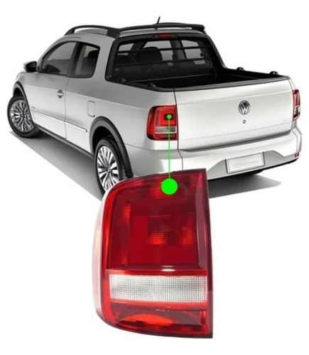 Lanterna Traseira Saveiro G7 G8 16 17 18 19 21 2022 Cristal