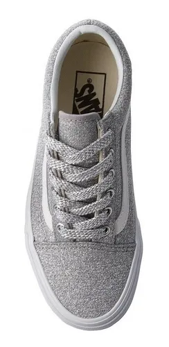 Vans plateados hot sale