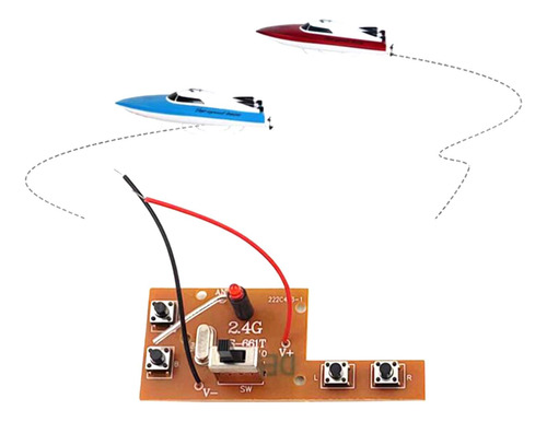 Placa De Circuito De Barco De Control Remoto De 4 Canales,