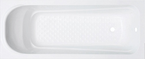 Bañera Piazza Esmaltada 150x70x36 Para Embutir Acrilico Color Blanco