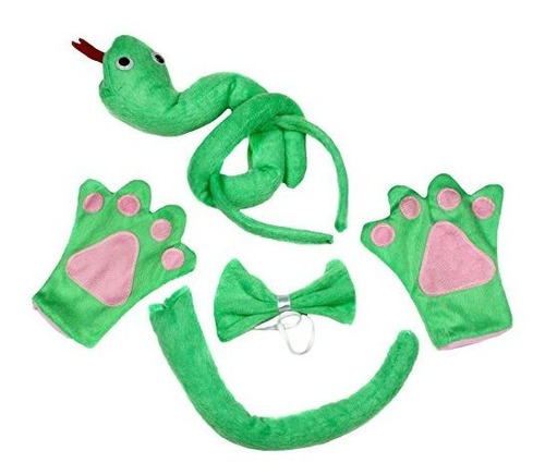 Disfraz De Niño - Disfraces Niñas - Petitebella Green Snake 