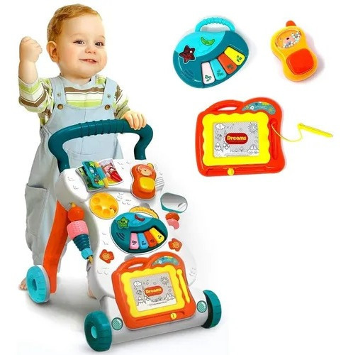 Andador Caminador Bebé Con Luz, Sonido Y Actividades