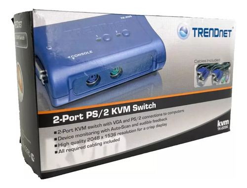 Switch Kvm Trendnet Tk-205k 2 Port
