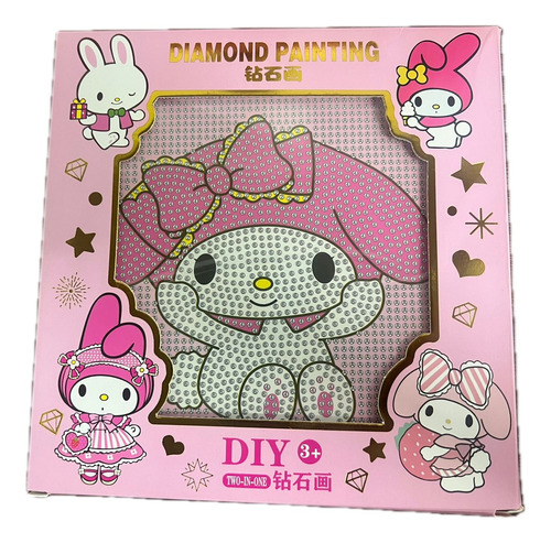 Pinta Con Diamantes Pink Life Sanrio Kawaii R